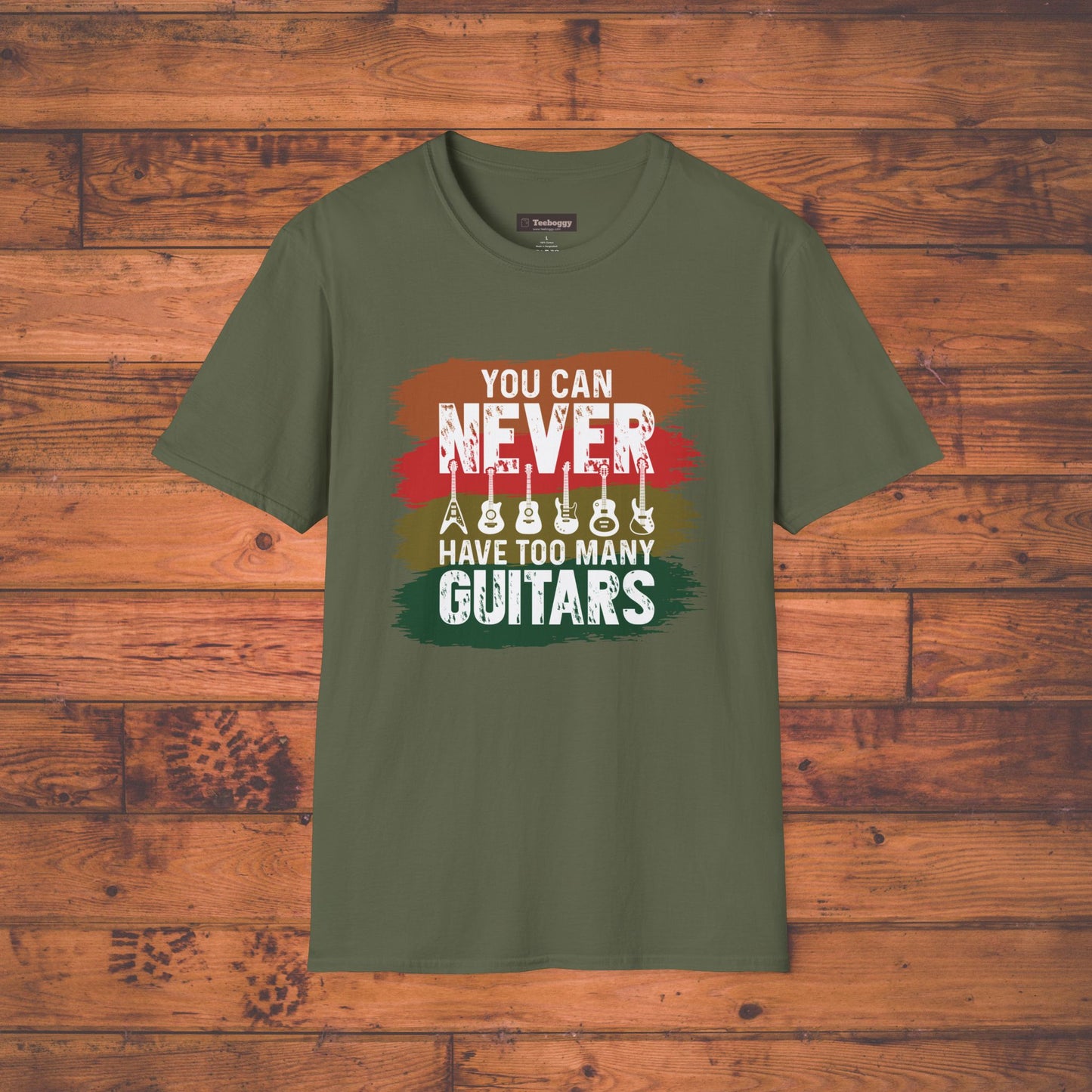 "You Can Never Have Too Many Guitars" T-Shirt