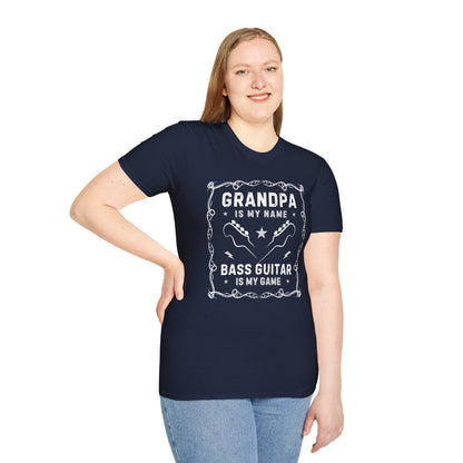 Bass Guitar Grandpa Unisex T-Shirt