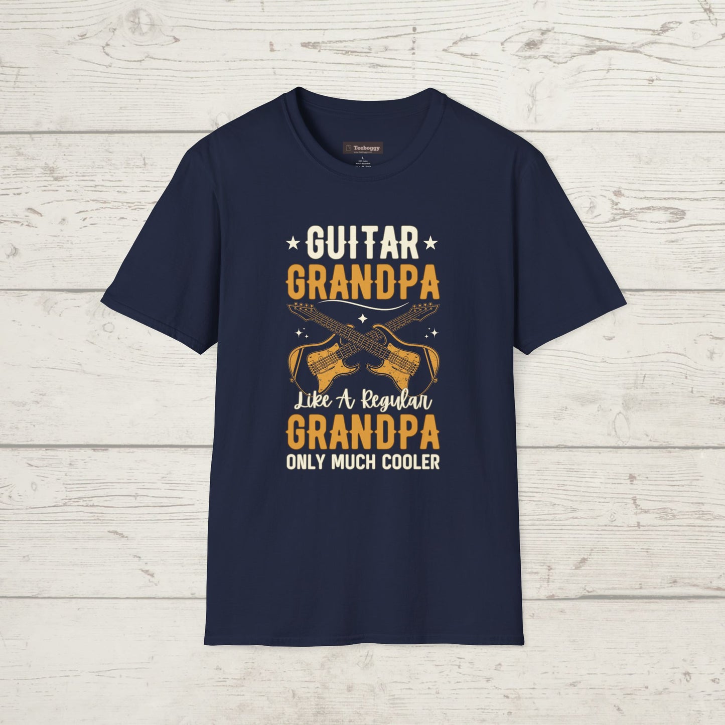 Guitar Grandpa, Like A regular Grandpa Only Much Cooler, T-Shirt.
