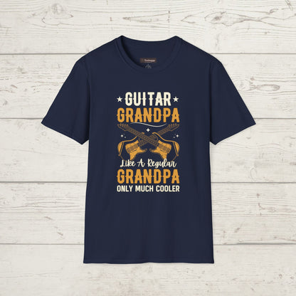 Guitar Grandpa, Like A regular Grandpa Only Much Cooler, T-Shirt.