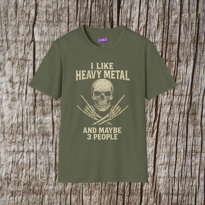 Heavy Metal Skull Unisex T-Shirt