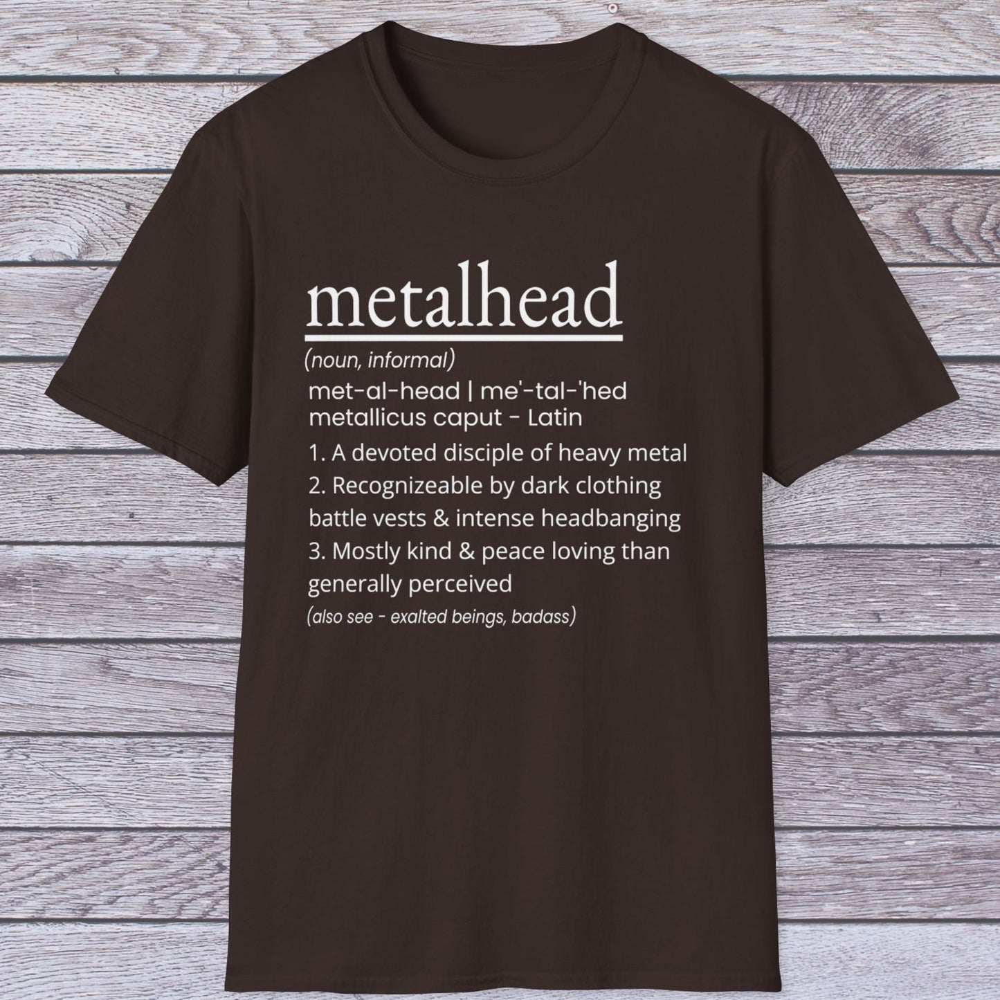 Metalhead Dictionary Definition T Shirt