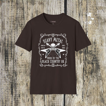 Black Country, Whisky Label Style Heavy Metal T-Shirt