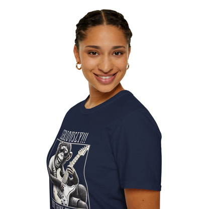 Chimpanzee Guitar T-Shirt — "Seriously!!! You Think This Is Me?"
