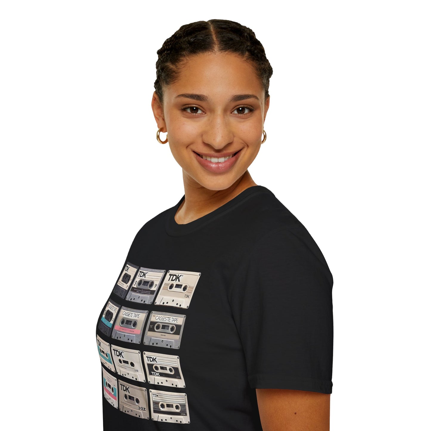 Cassette Tape Nostalgia T-Shirt — Vintage Audio Mix Design
