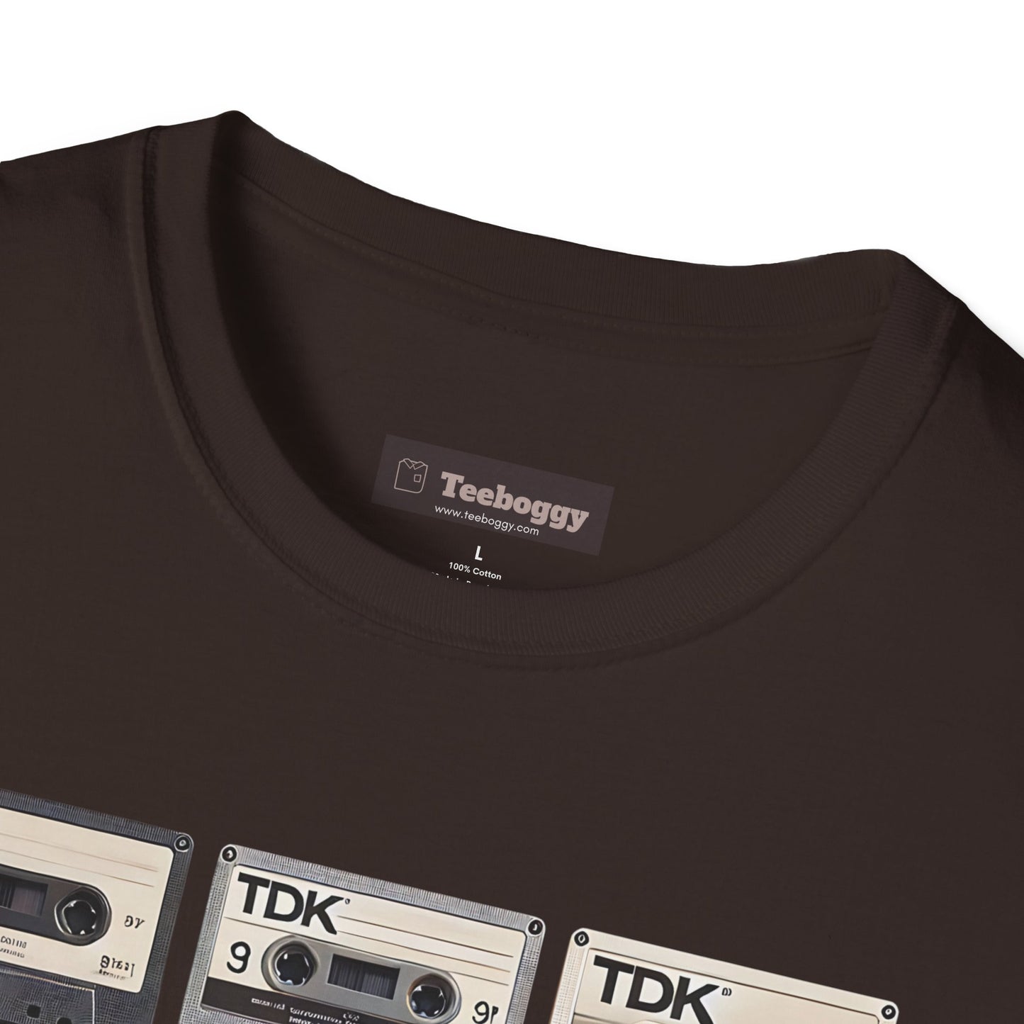 Cassette Tape Nostalgia T-Shirt — Vintage Audio Mix Design