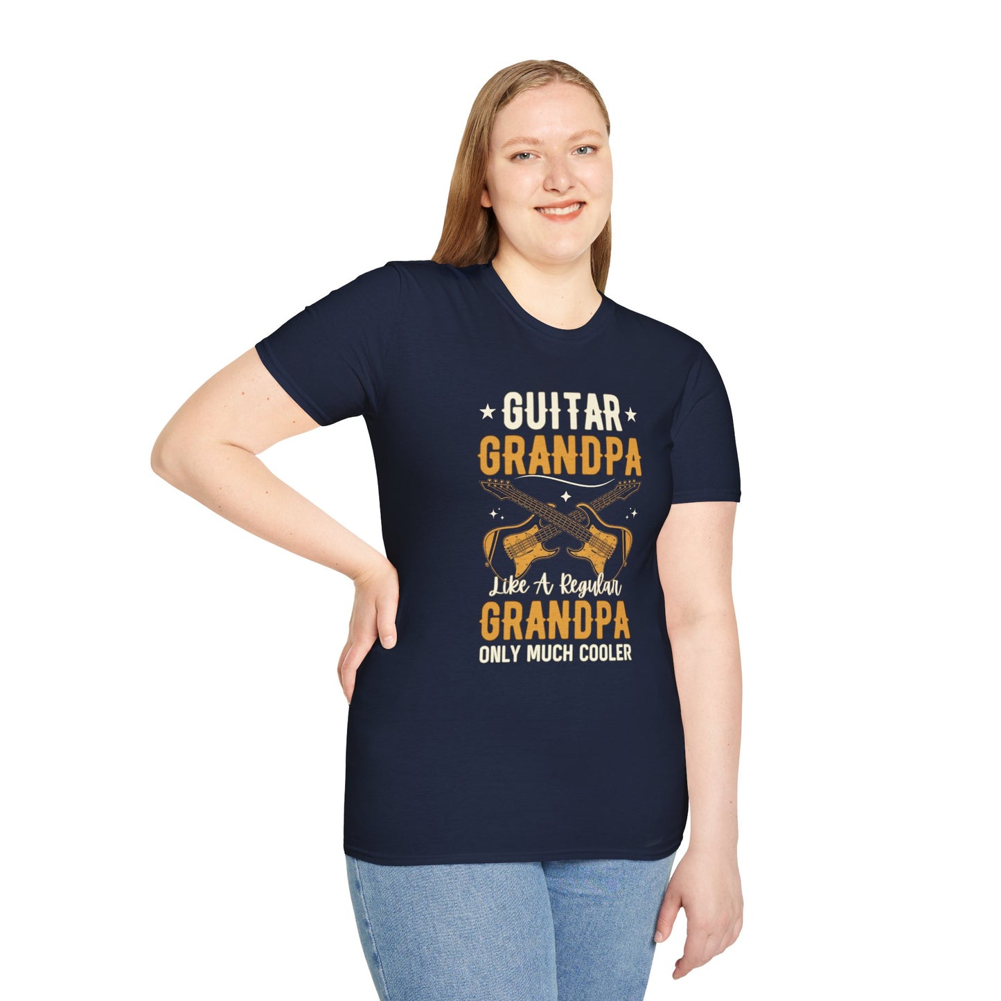 Guitar Grandpa, Like A regular Grandpa Only Much Cooler, T-Shirt.
