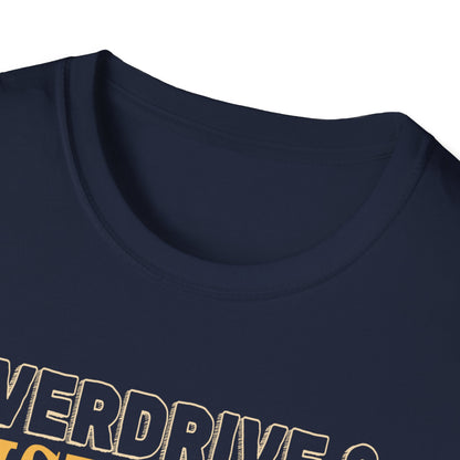 Guitar Pedals T-Shirt — "Overdrive and Distortion, Guitar Heaven"