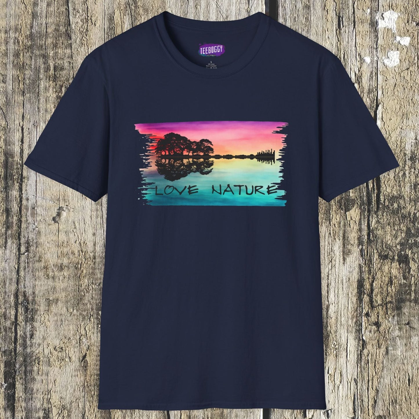Love Nature Guitar T-Shirt