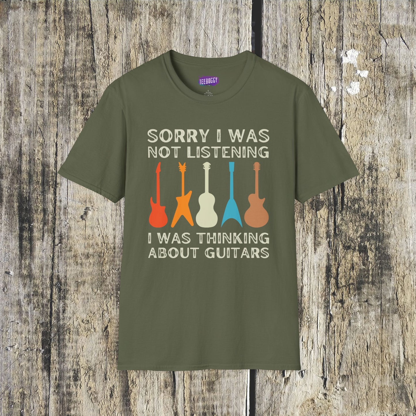 Guitar Types Unisex T-Shirt - Funny Guitarist Shirt