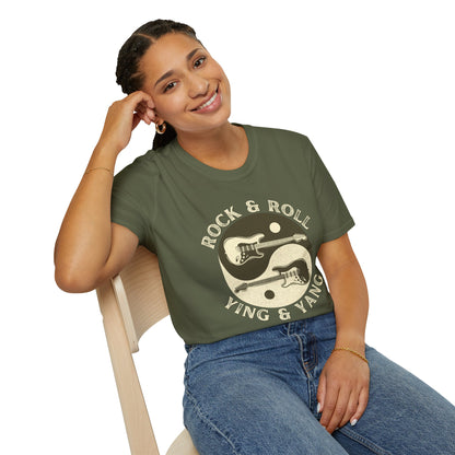 Yin Yang Guitar T-Shirt — Spiritual Balance & Harmony Music Tee