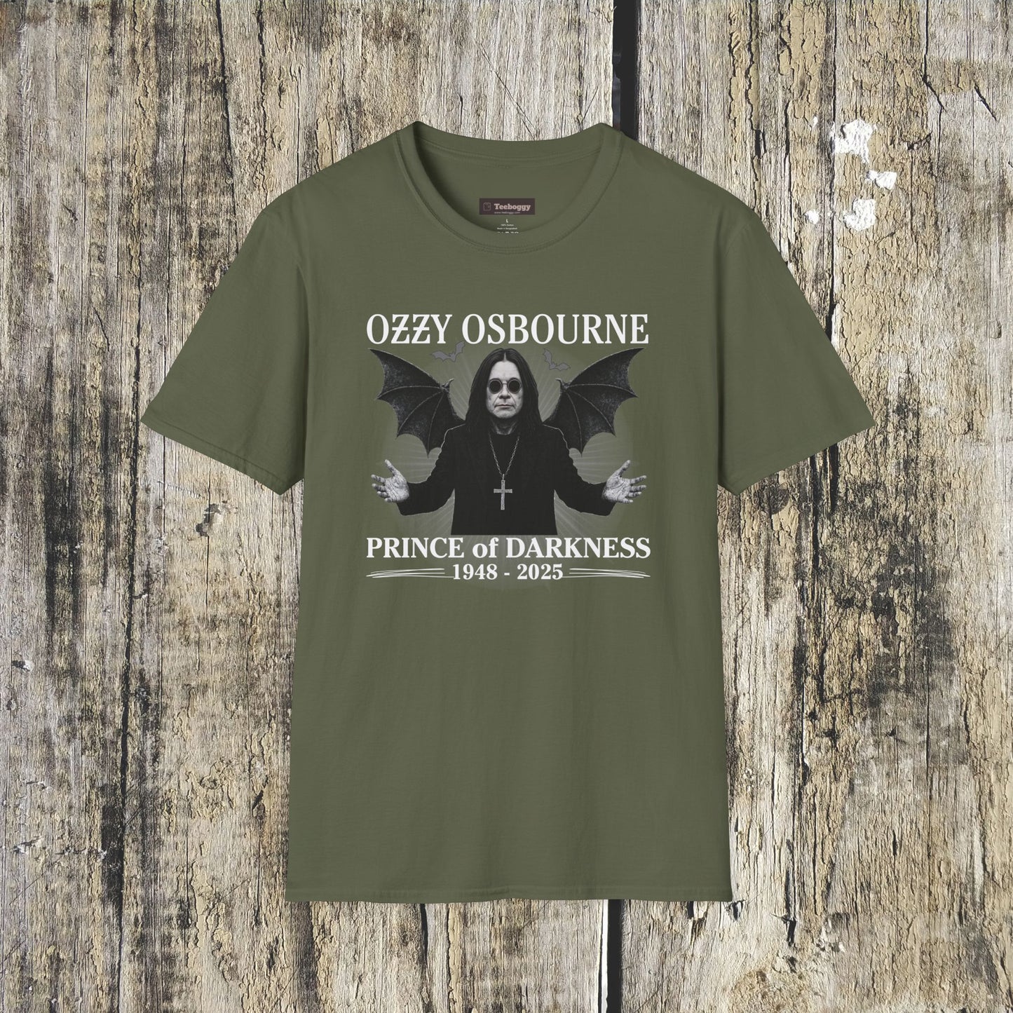 Prince of Darkness T-Shirt — Legendary Birmingham Heavy Metal Singer Tee