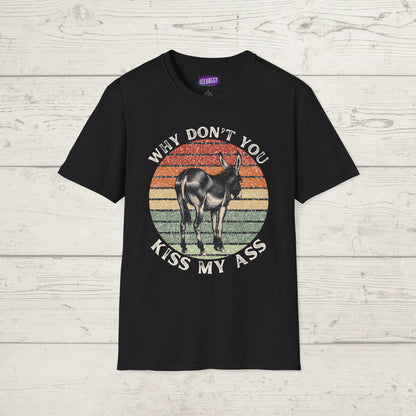 Funny Donkey Ass Kiss Unisex Tee