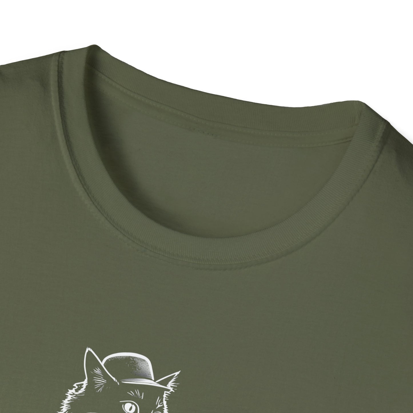 Bass Cat T‑Shirt — Cat Playing Bass Guitar for Music Lovers