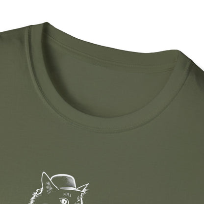 Bass Cat T‑Shirt — Cat Playing Bass Guitar for Music Lovers
