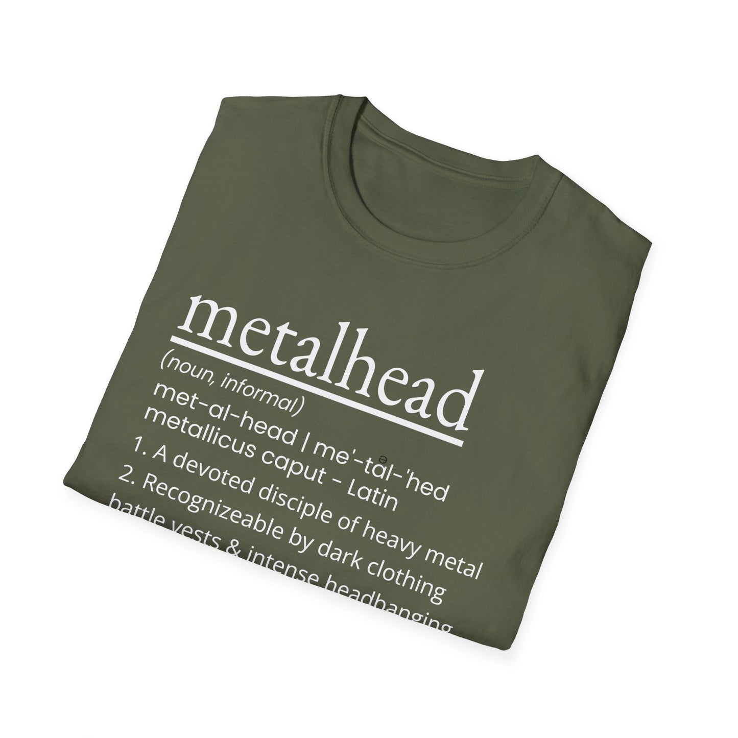 Metalhead Dictionary Definition T Shirt