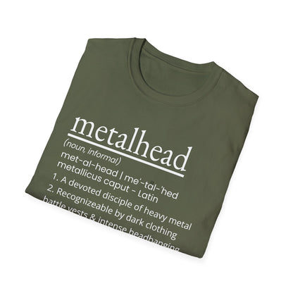 Metalhead Dictionary Definition T Shirt