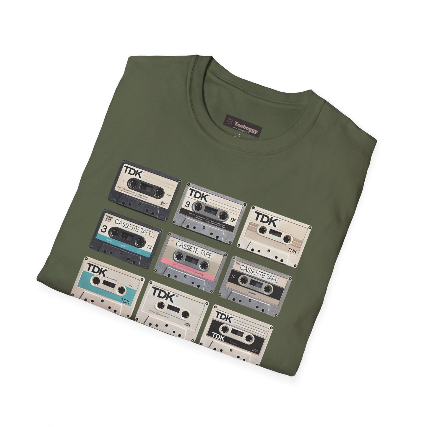 Cassette Tape Nostalgia T-Shirt — Vintage Audio Mix Design