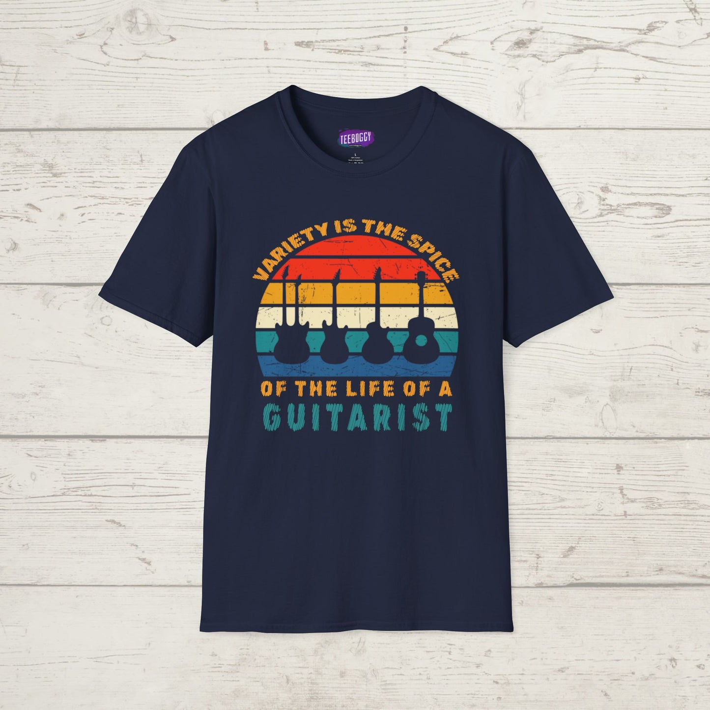 Guitarist Graphic Tee - Variety is the Spice of Life Unisex Softstyle T-Shirt