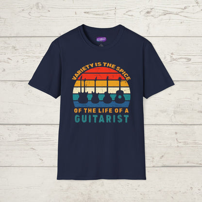 Guitarist Graphic Tee - Variety is the Spice of Life Unisex Softstyle T-Shirt