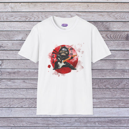 Ninja Cat Guitarist Tee