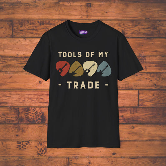 Tools of My Trade Guitar T-Shirt — Guitar Pick Tee