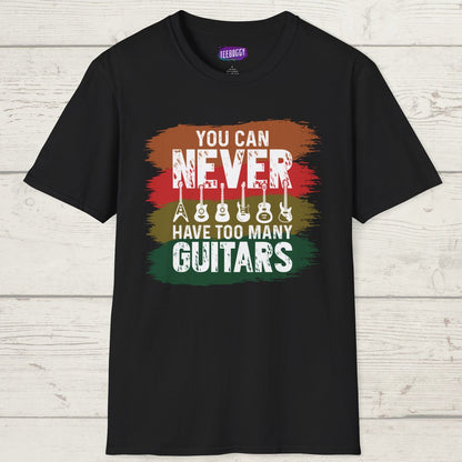 Guitar Statement T-Shirt - Grunge Colorful Slogan