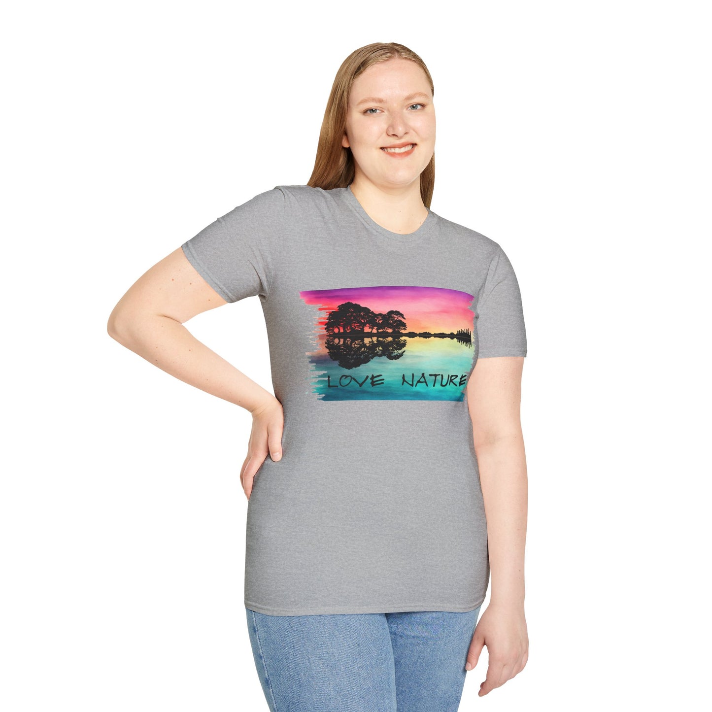 Love Nature Guitar T-Shirt