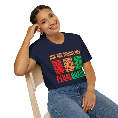 Ask Me About My Pedal Board - Guitar Pedalboard T-Shirt