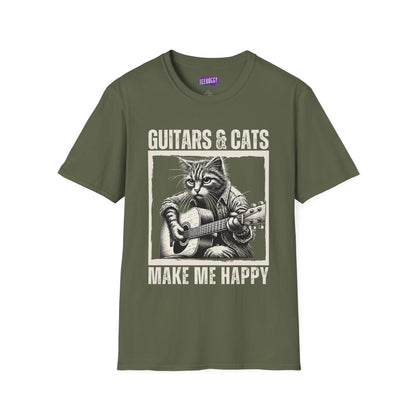 Cat Guitarist T-Shirt