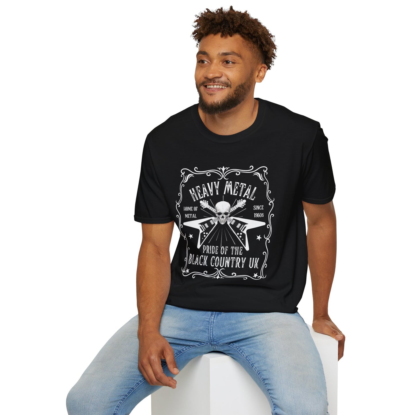 Rock Flying V Guitars Skull T-Shirt