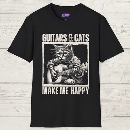 Cat Guitarist T-Shirt