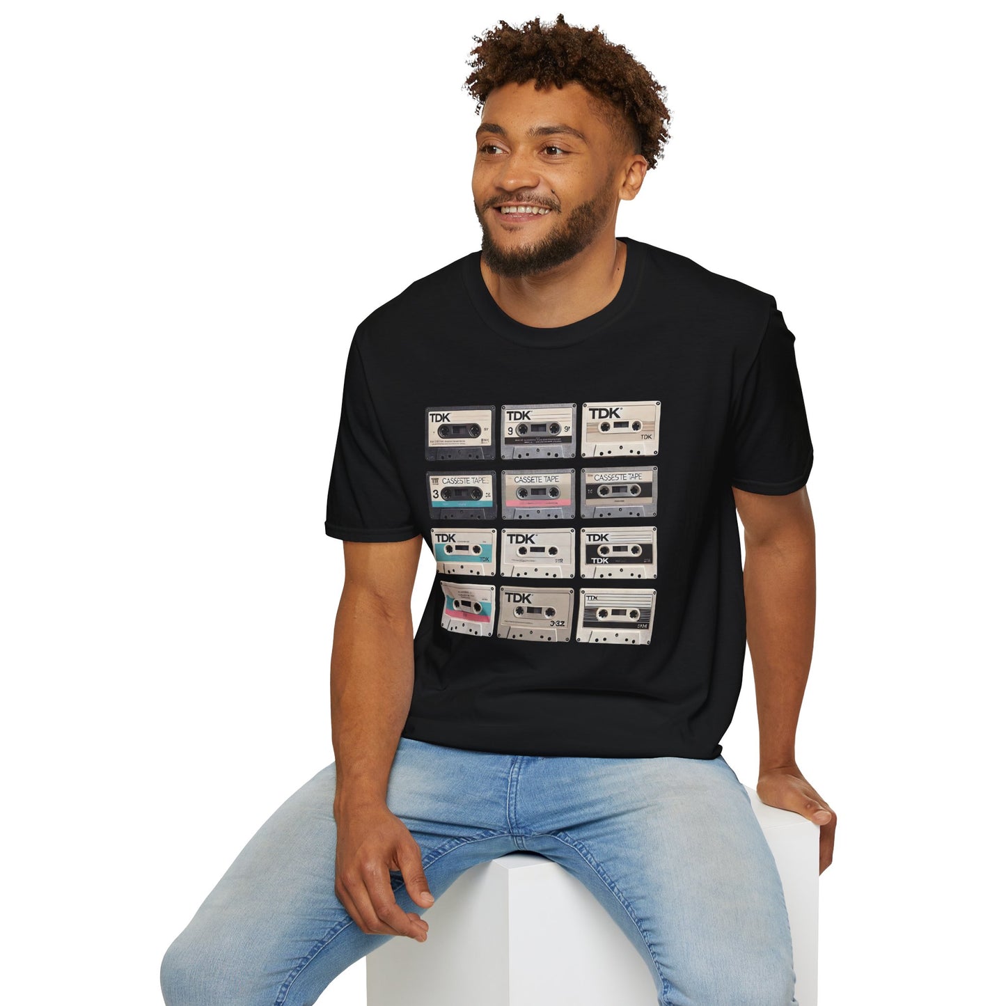 Cassette Tape Nostalgia T-Shirt — Vintage Audio Mix Design