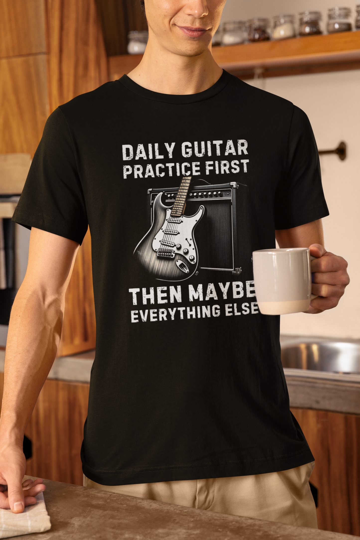 Retro Guitarist T-Shirt