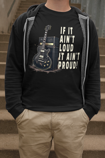 Guitar Amp Image and Slogan Unisex Softstyle T-Shirt