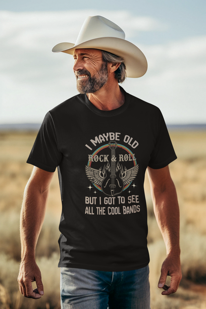 Rock Guitar Wings Unisex T-Shirt for Veteran Rockers