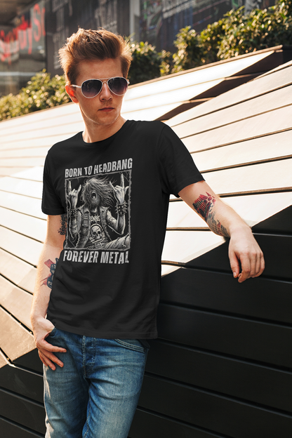 Headbanger T-Shirt - Born To Headbang, Forever Metal