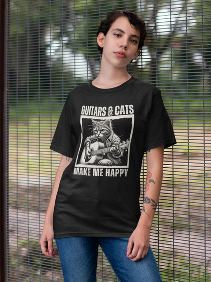 Cat Guitarist T-Shirt