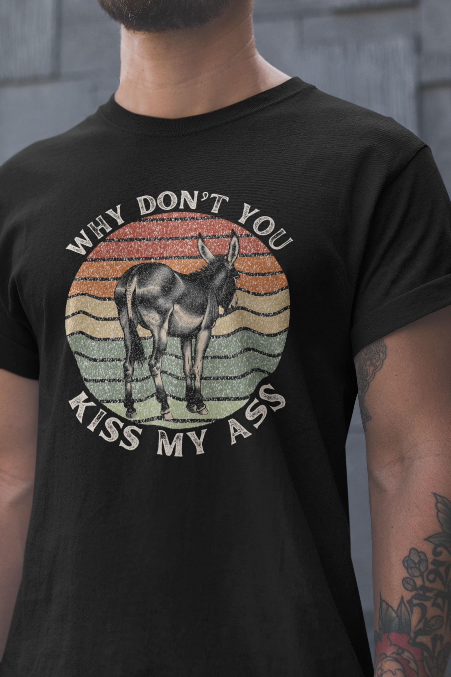 Funny Donkey Ass Kiss Unisex Tee