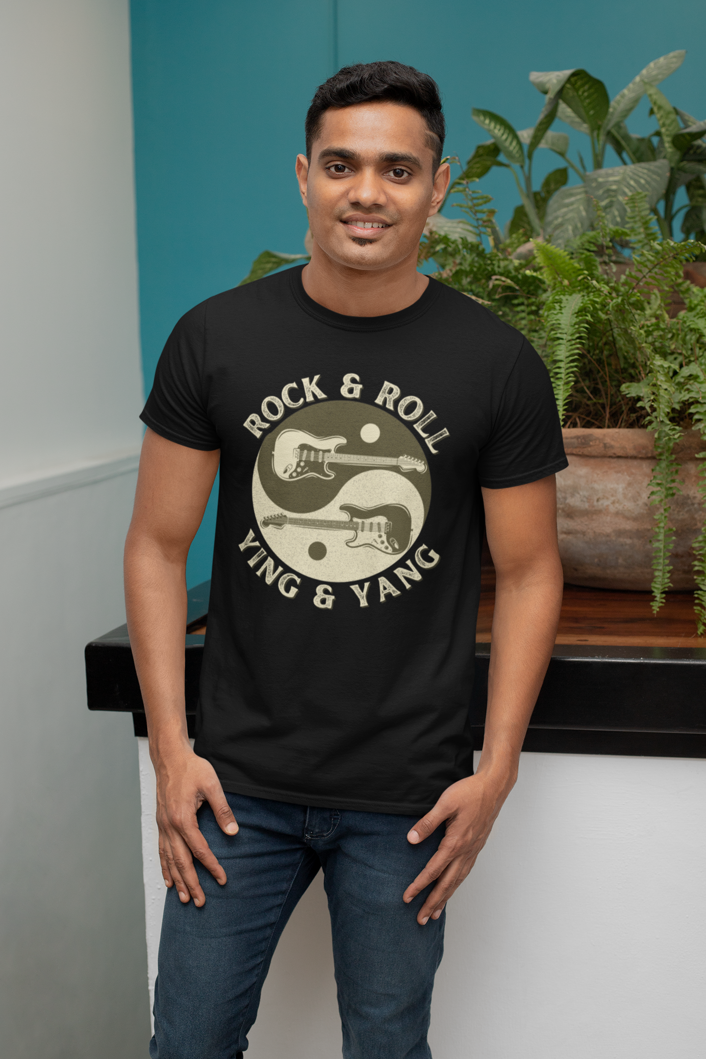 Rock & Roll, Ying & Yang T-Shirt