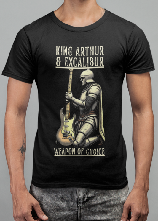 King Arthur Guitar T-Shirt