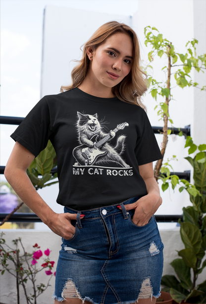 Cat Rock Unisex T-Shirt - My Cat Rocks