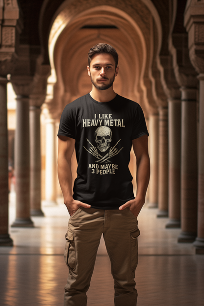 Heavy Metal Skull Unisex T-Shirt