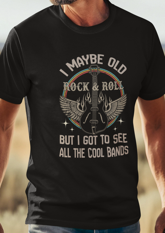 Rock Guitar Wings Unisex T-Shirt for Veteran Rockers