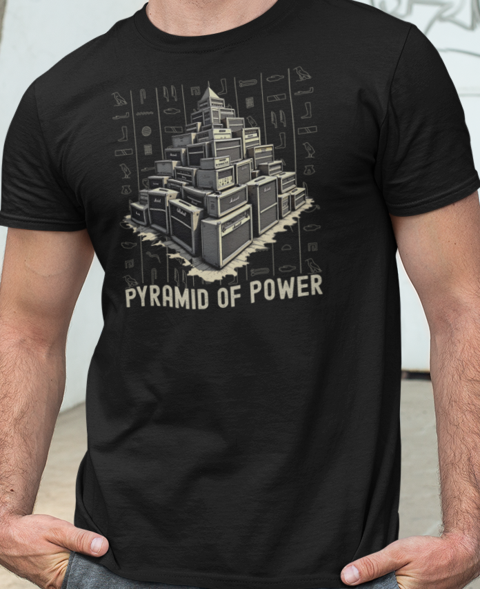 Pyramid of Power - Guitar Amp Pyramid T-Shirt