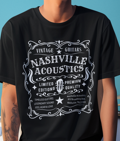 Nashville Acoustics - Guitar T-Shirt