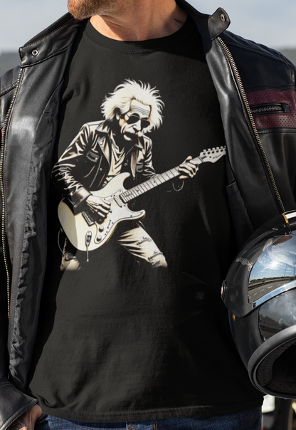 Einstein Rocker T-Shirt — Rock Guitar Genius Graphic Tee