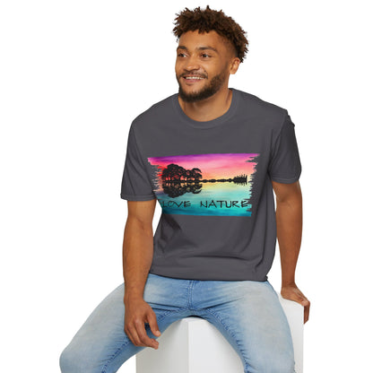 Love Nature Guitar T-Shirt