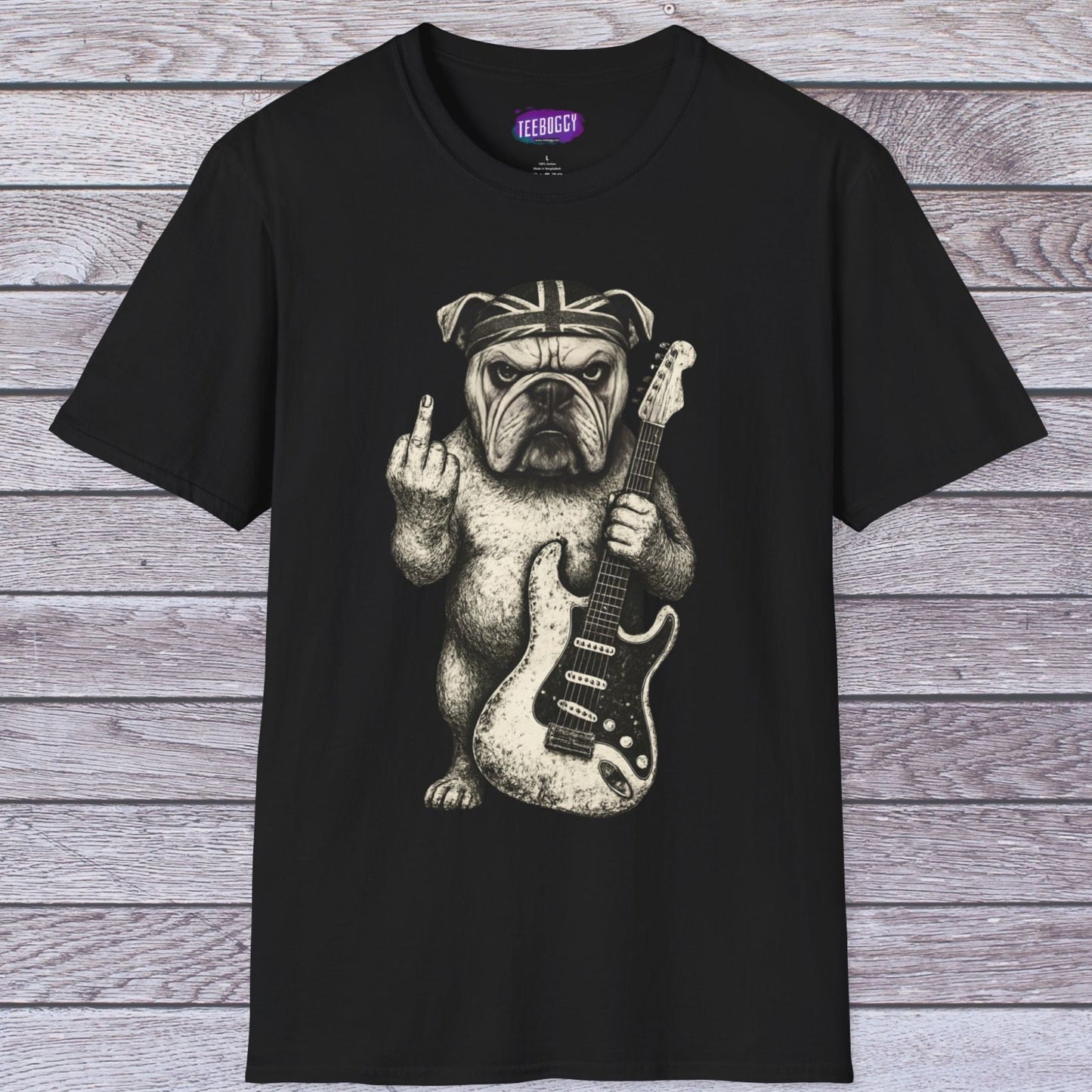 Bulldog Guitar T-Shirt