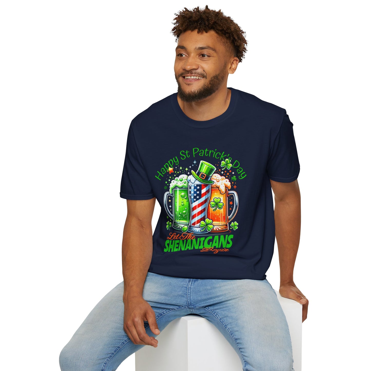 St Patrick's Day T-Shirt - Patriotic Irish American Shenanigans